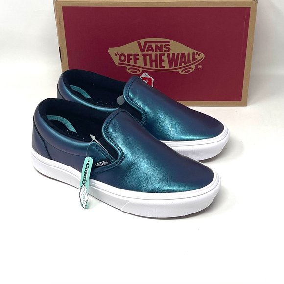 VANS Shoes Comfy Cush Mystic Night Sky Color Metal Touch Shoes Women VN0A3WMD8U5 - Picture 8 of 12